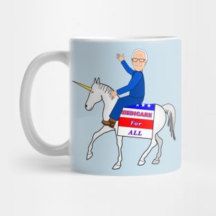 Bernie Medicare For All Unicorn Mug